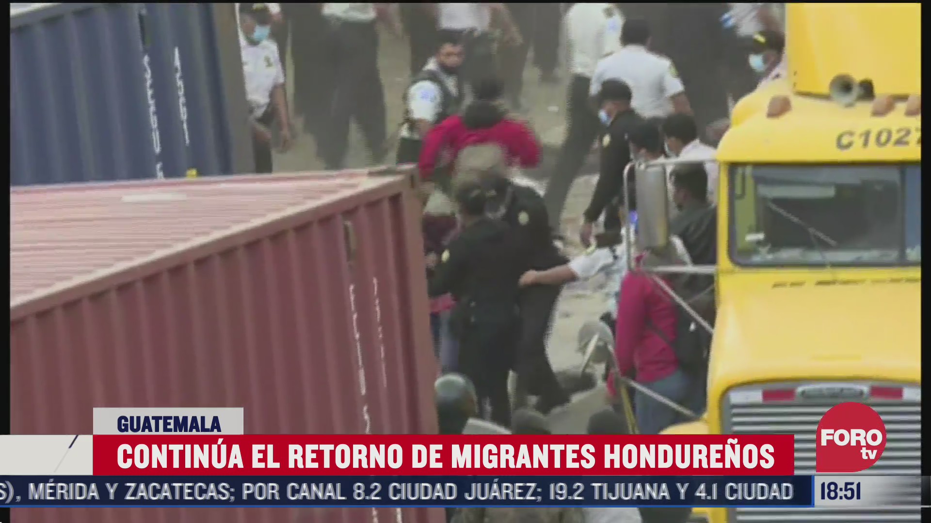 guatemala continua con el retorno de migrantes hondurenos