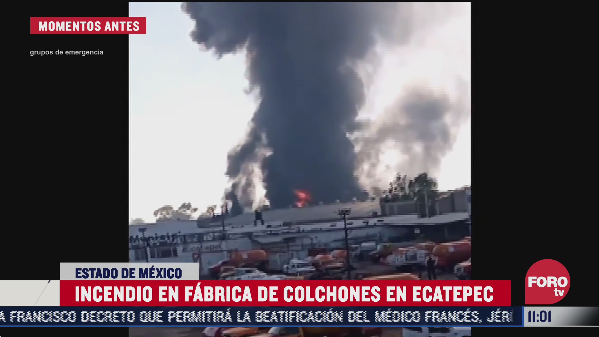 impresionantes imagenes del incendio en fabrica de colchones de ecatepec