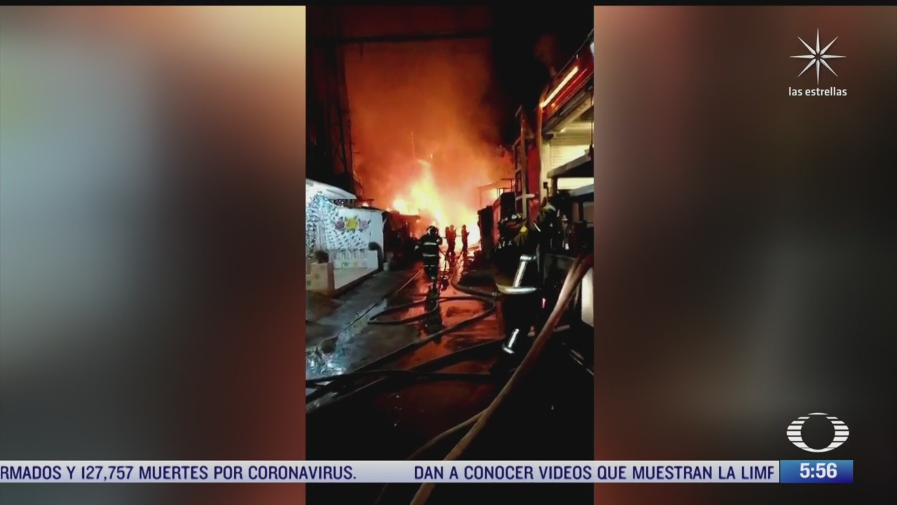 incendio consume casas irregulares en tacuba cdmx