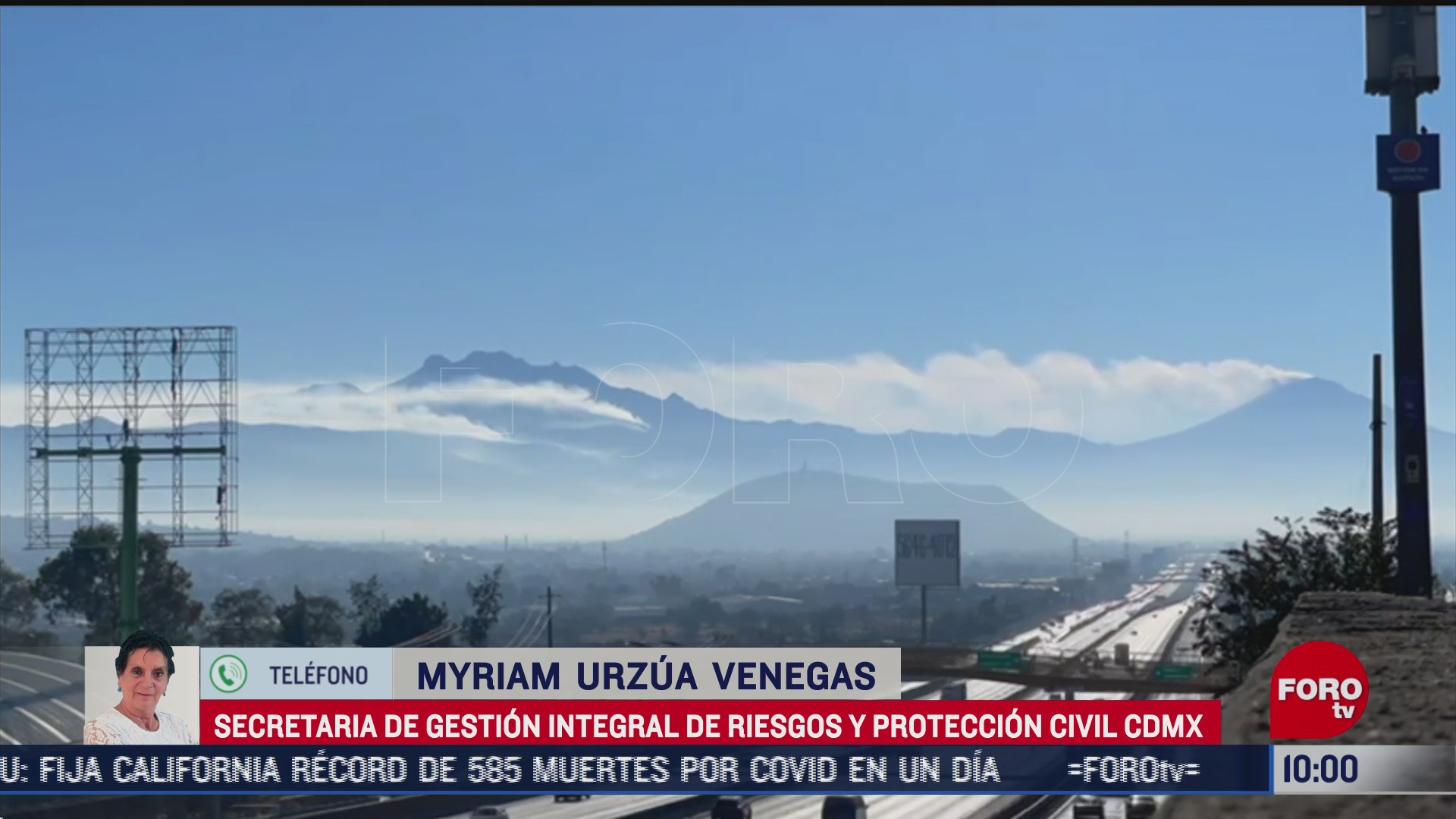 incendio en volcan iztaccihuatl esta siendo controlado proteccion civil de cdmx