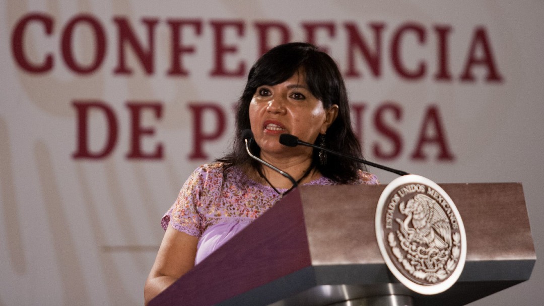 Leticia Ánimas, responsable del programa de becas del gobierno federal