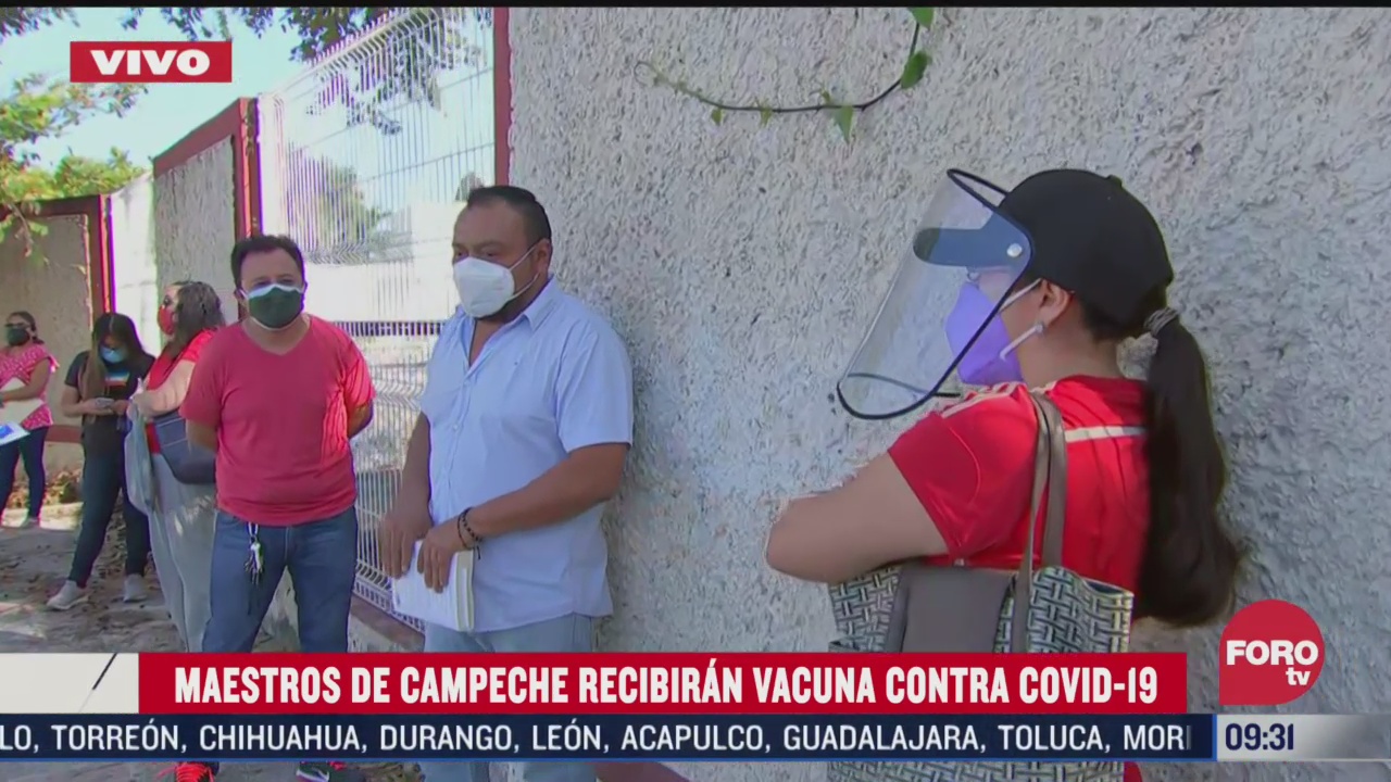 maestros de campeche recibiran vacuna contra covid
