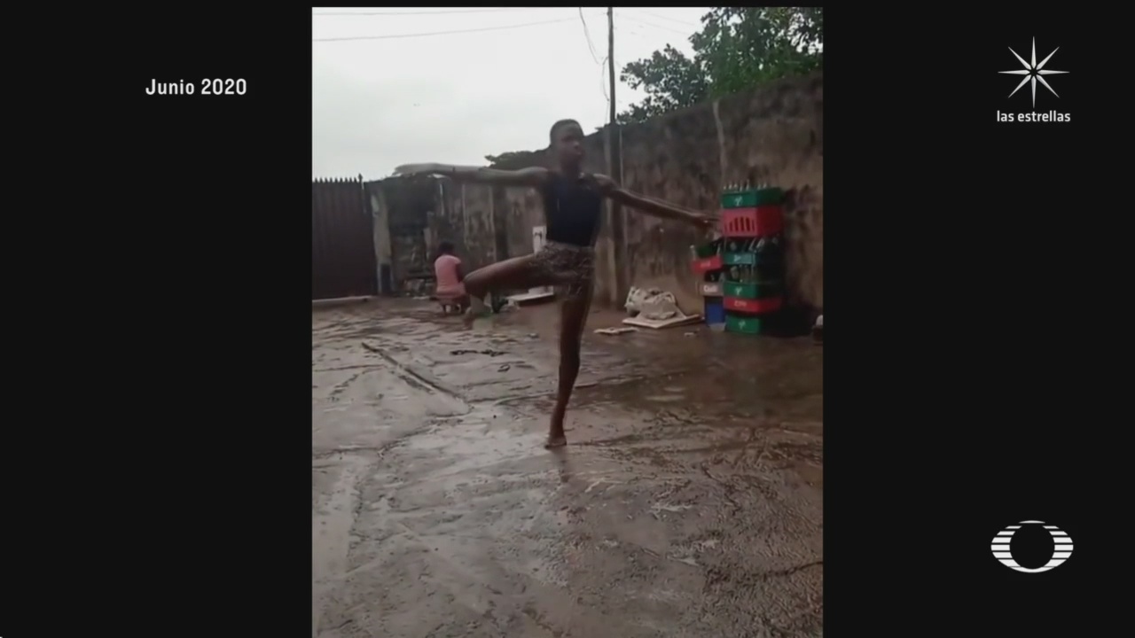 menor nigeriano estudia gratuitamente en la academia leap of dance
