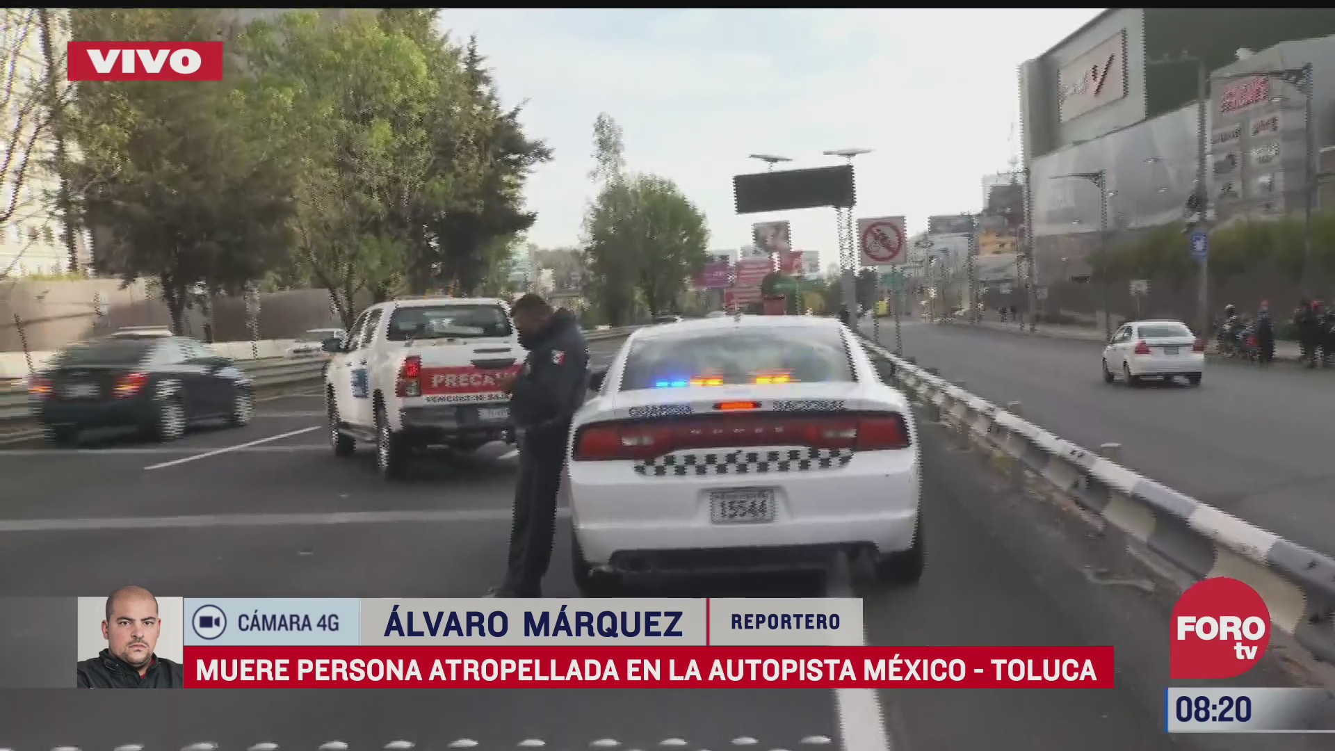 muere persona atropellada en la autopista mexico toluca
