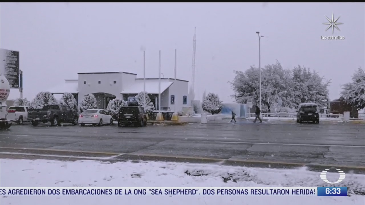 nevadas y bajas temperaturas siguen afectando en chihuahua