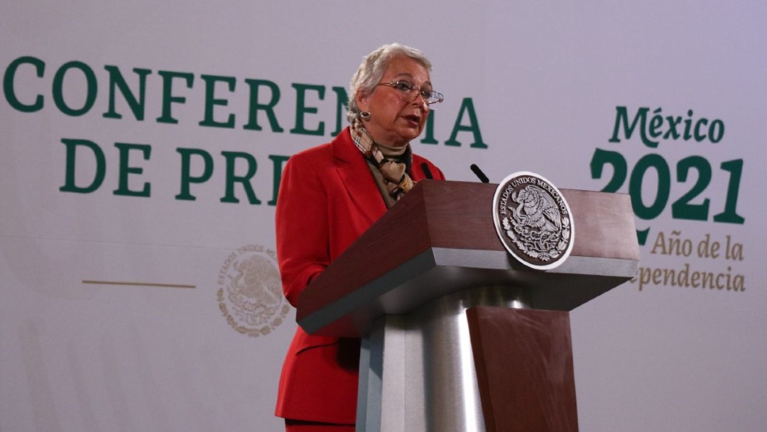 Olga Sánchez Cordero sustituye al presidente López Obrador