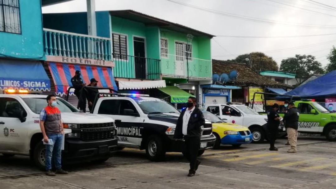 Cuerpos de seguridad de Veracruz (Twitter: @CuitlahuacGJ)