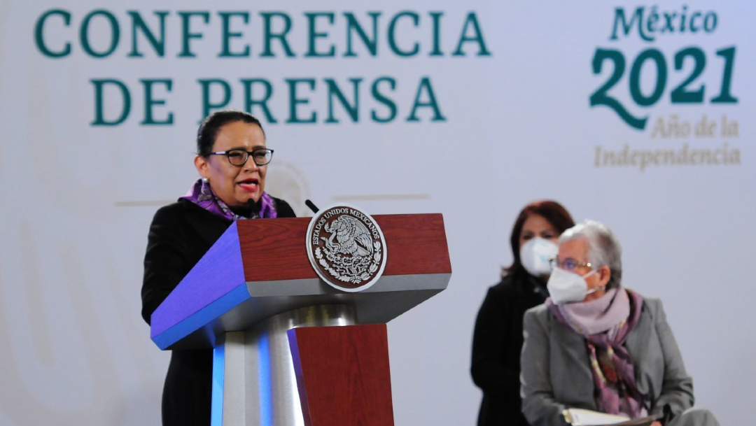 La titular de la SSPC, Rosa Icela Rodríguez, presentó el plan para erradicar la violencia contra las mujeres