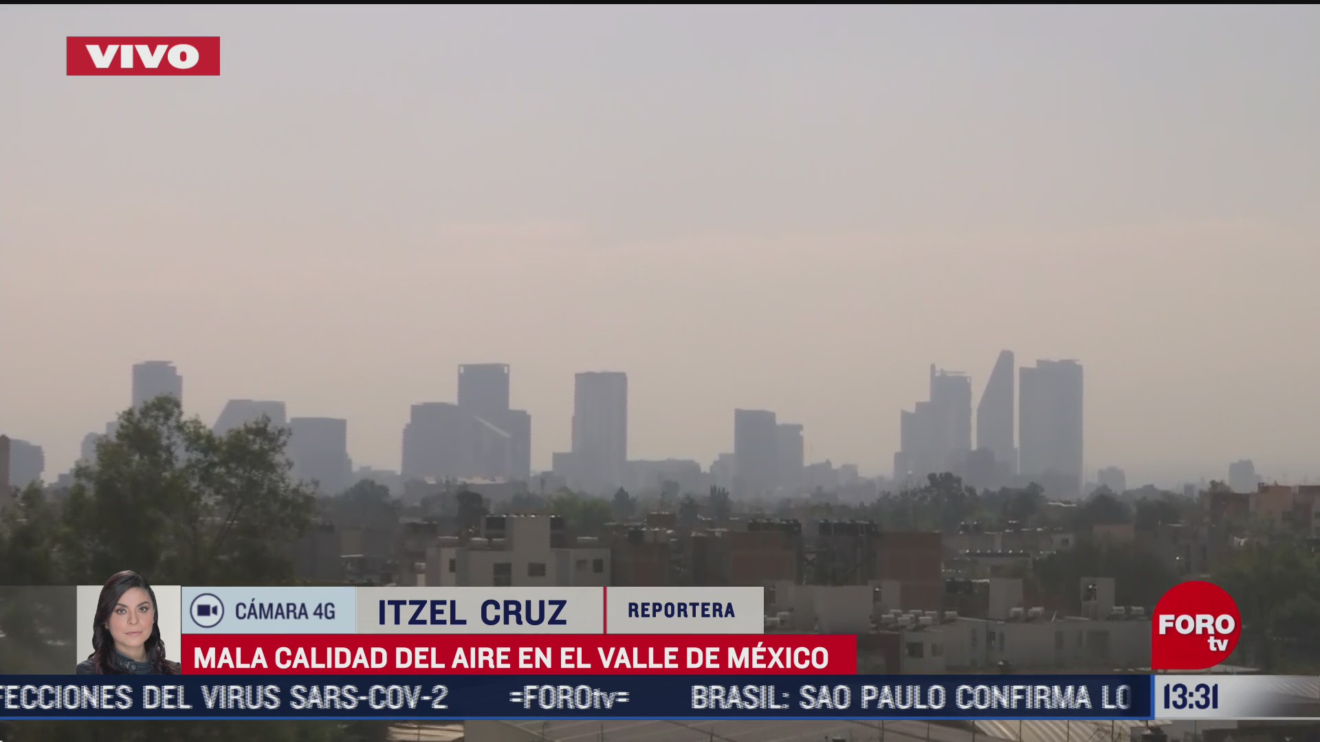 se registra muy mala calidad del aire en el valle de mexico