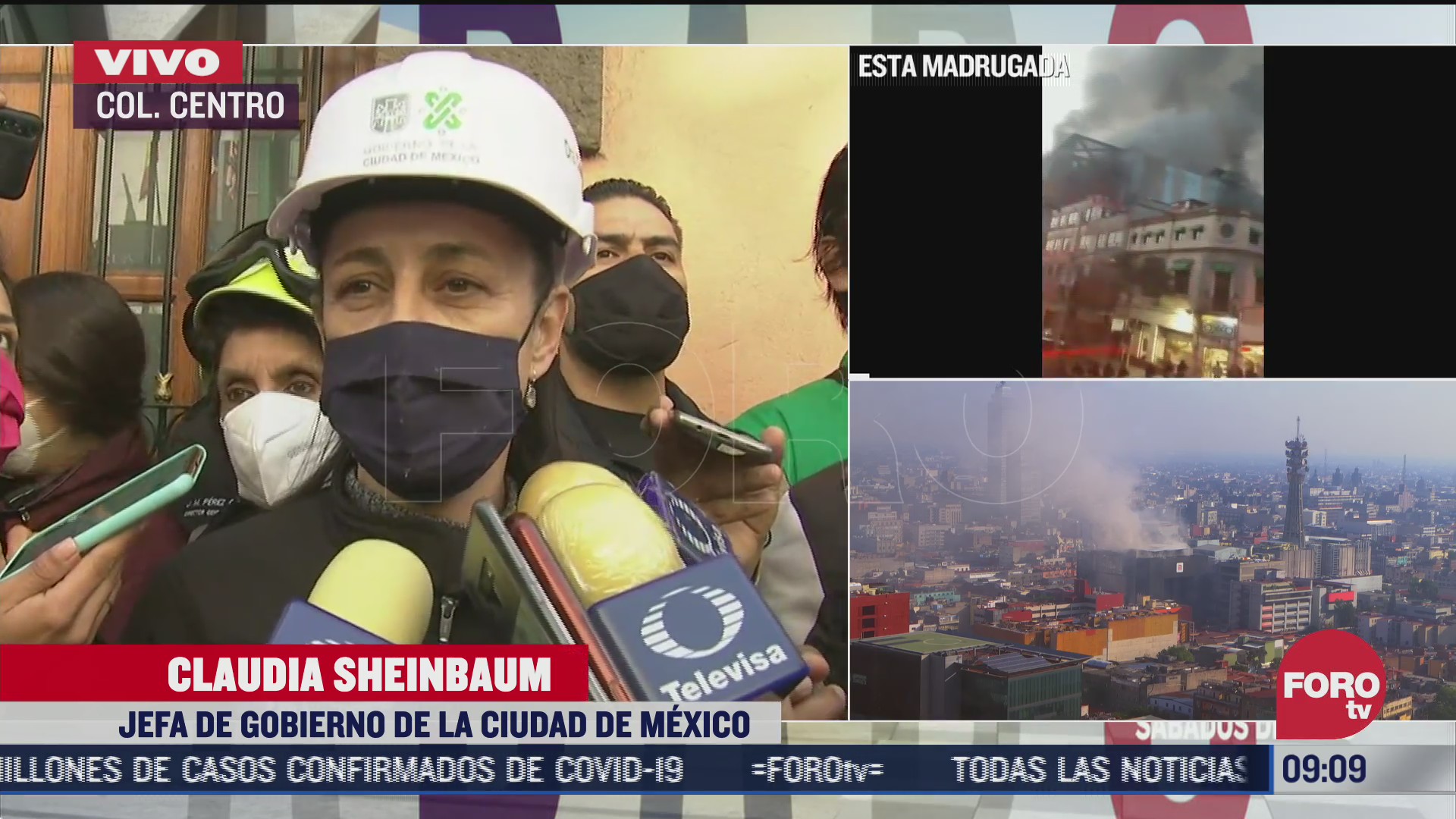 sheinbaum detalla como fue el incendio en centro de control 1 del metro