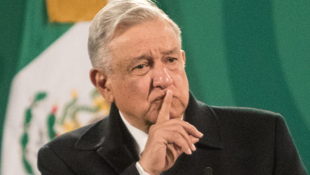 El presidente Andrés Manuel López Obrador, en la conferencia de prensa del 17 de febrero de 2021