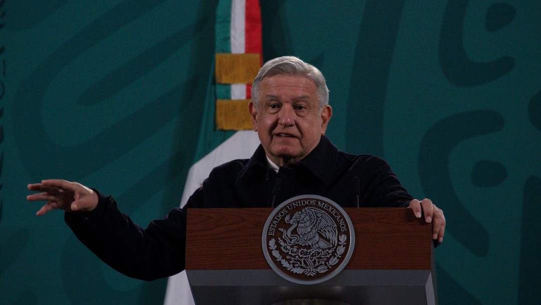 Andrés Manuel López Obrador, presidente de México, durante la conferencia de prensa matutina en Palacio Nacional, 16 de febrero de 20201 (Cuartoscuro)