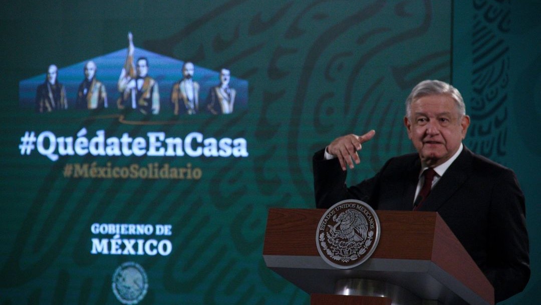 El presidente de México, Andrés Manuel López Obrador, en Palacio Nacional (Cuartoscuro)