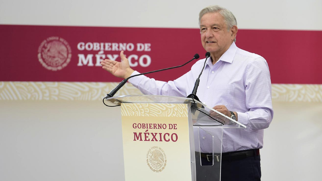 El presidente Andrés Manuel López Obrador durante su gira por Tlaltenango de Sánchez Román, Zacatecas