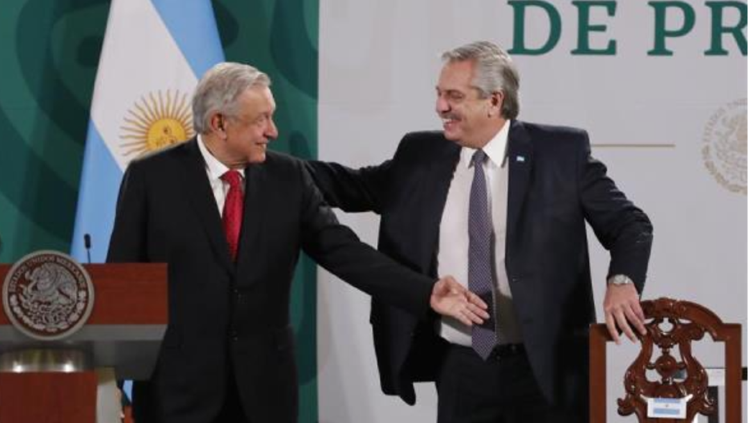 Andrés Manuel López Obrador y Alberto Fernández