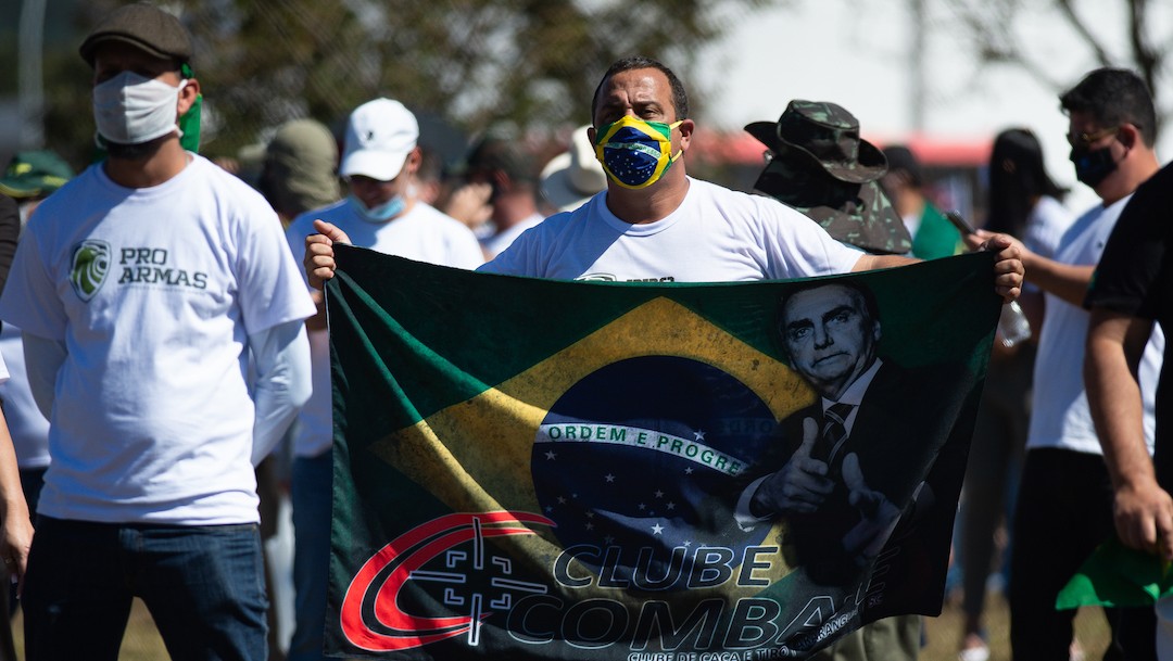 Simpatizantes de Bolsonaro (Getty Images)
