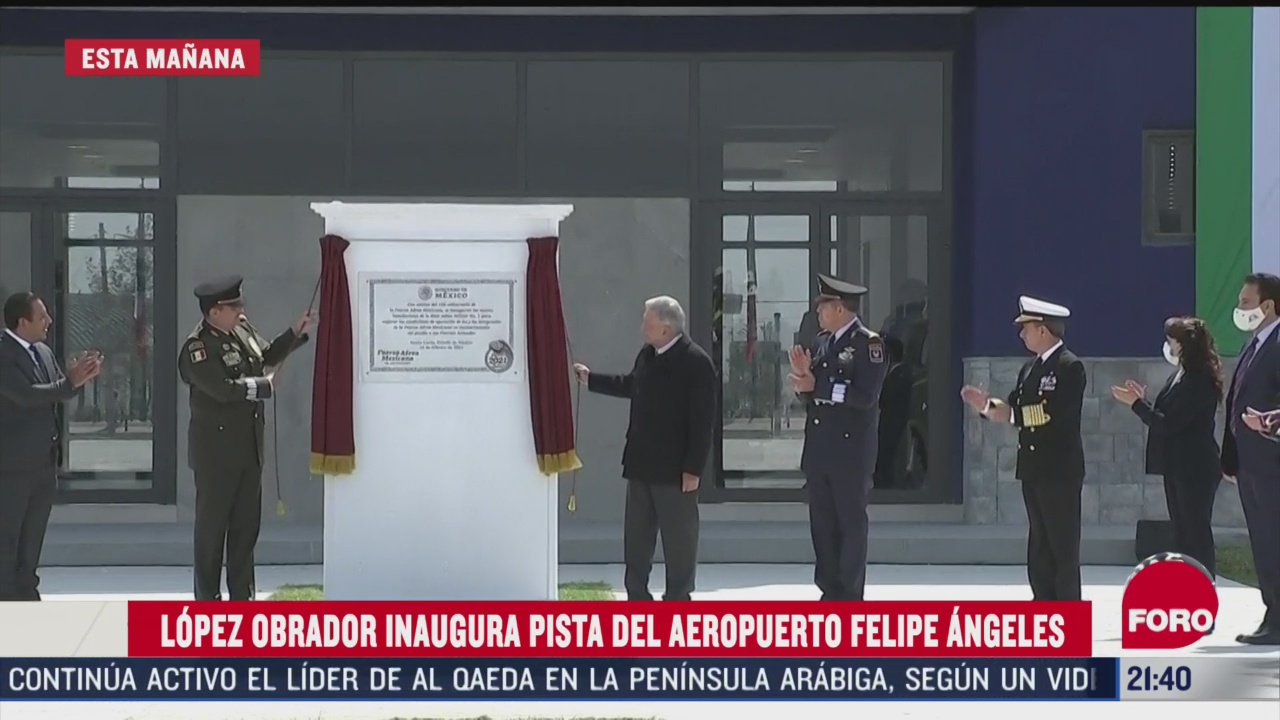 con inauguracion de pista del aeropuerto felipe angeles amlo celebra 106 aniversario de la fuerza aerea mexicana