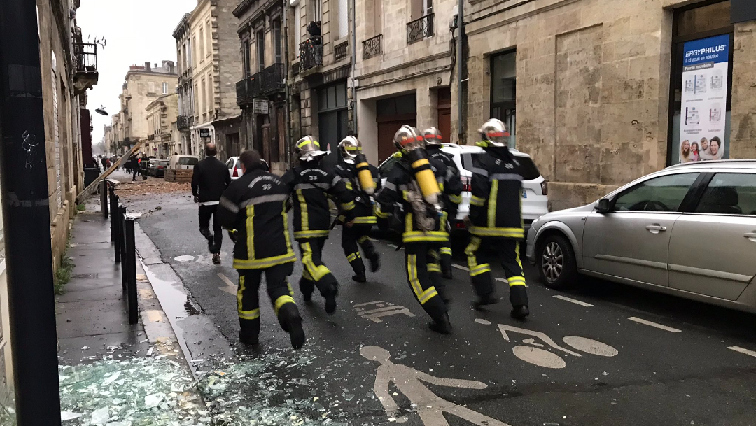 La explosión se produjo en un garaje de un pequeño edificio en la ciudad de Burdeos, Francia