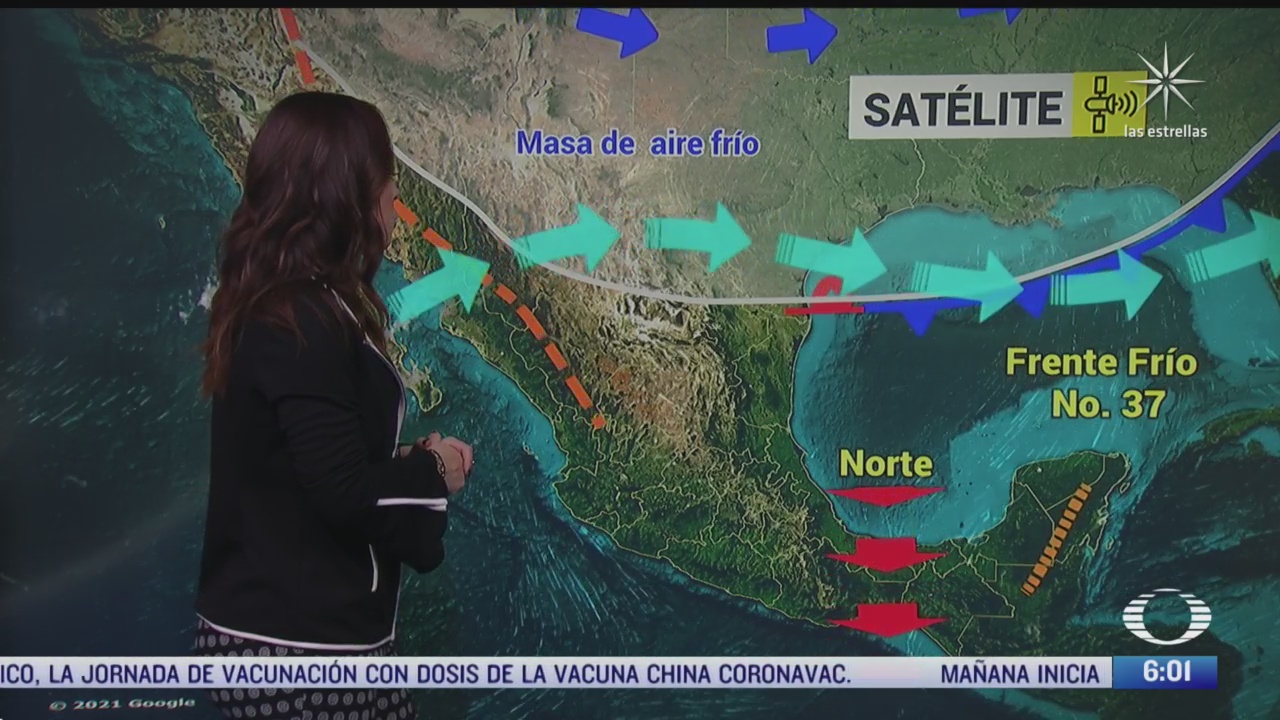 frente frio 37 provocara lluvias en el sureste de mexico