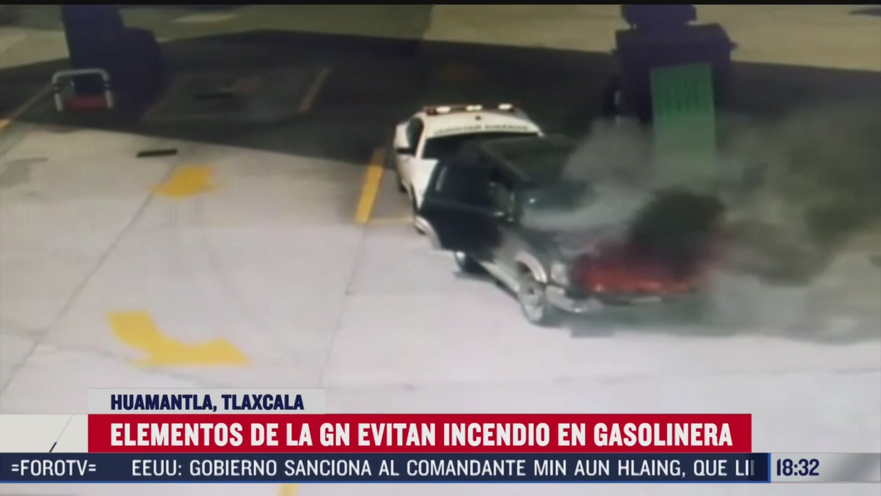 guardia nacional evita incendio en gasolineria de tlaxcala