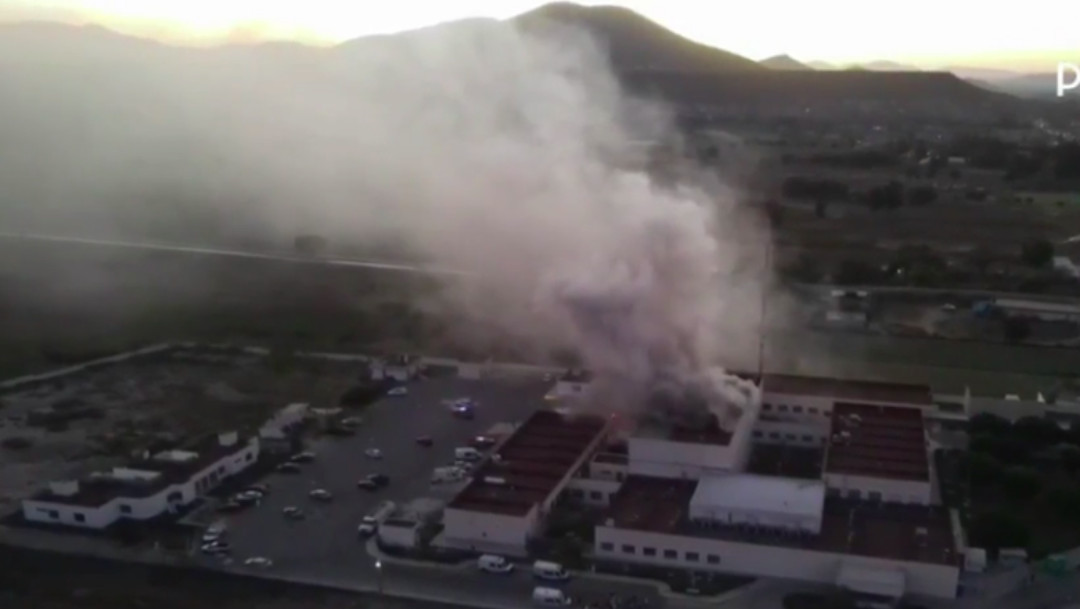 Se incendia hospital que atiende COVID-19 en Hidalgo