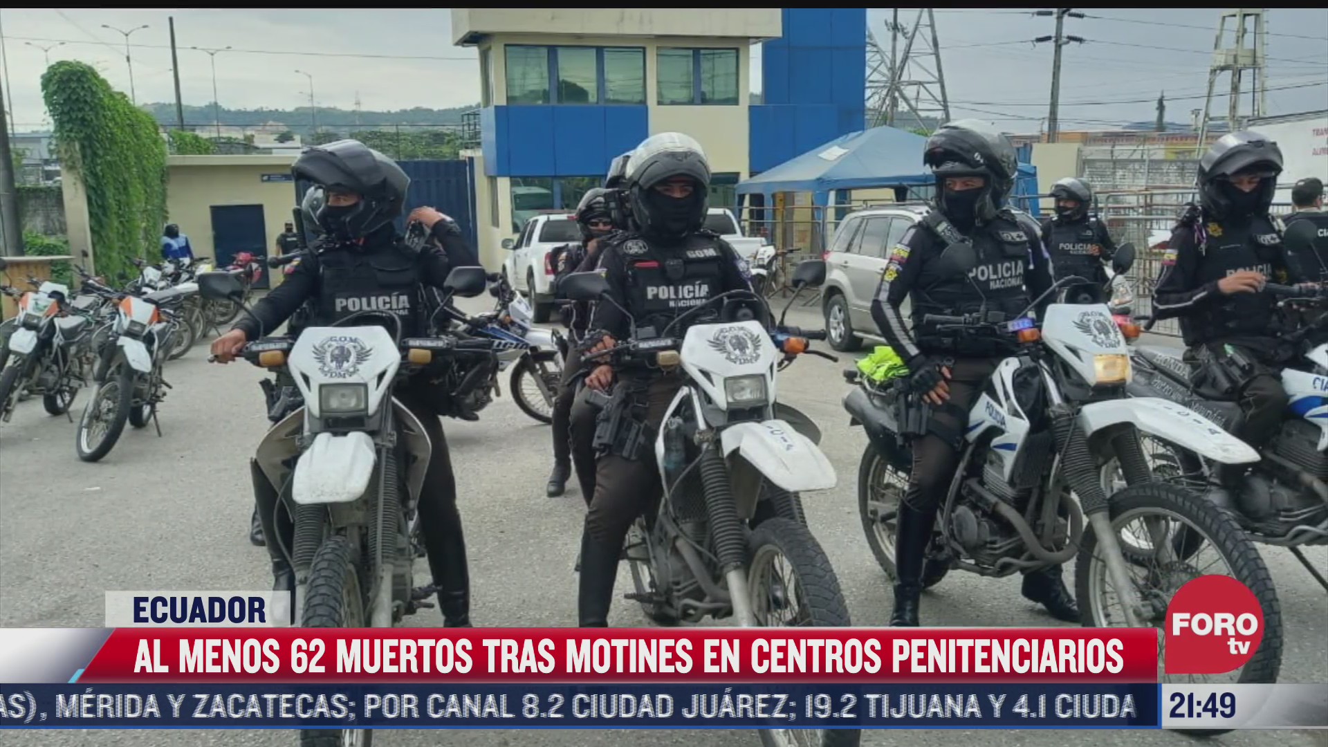 motines en carceles de ecuador deja 62 muertos