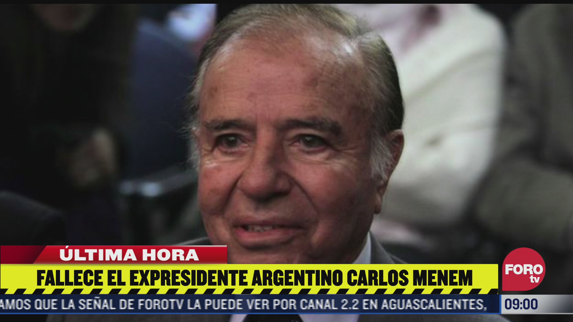 muere el expresidente de argentina carlos menem