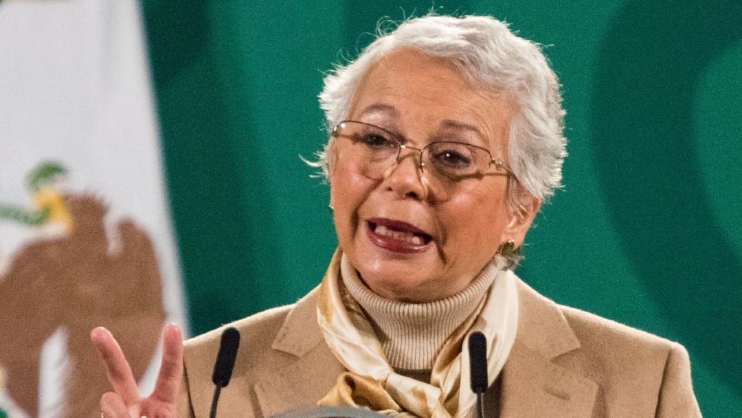Olga Sánchez Cordero sustituye al presidente López Obrador