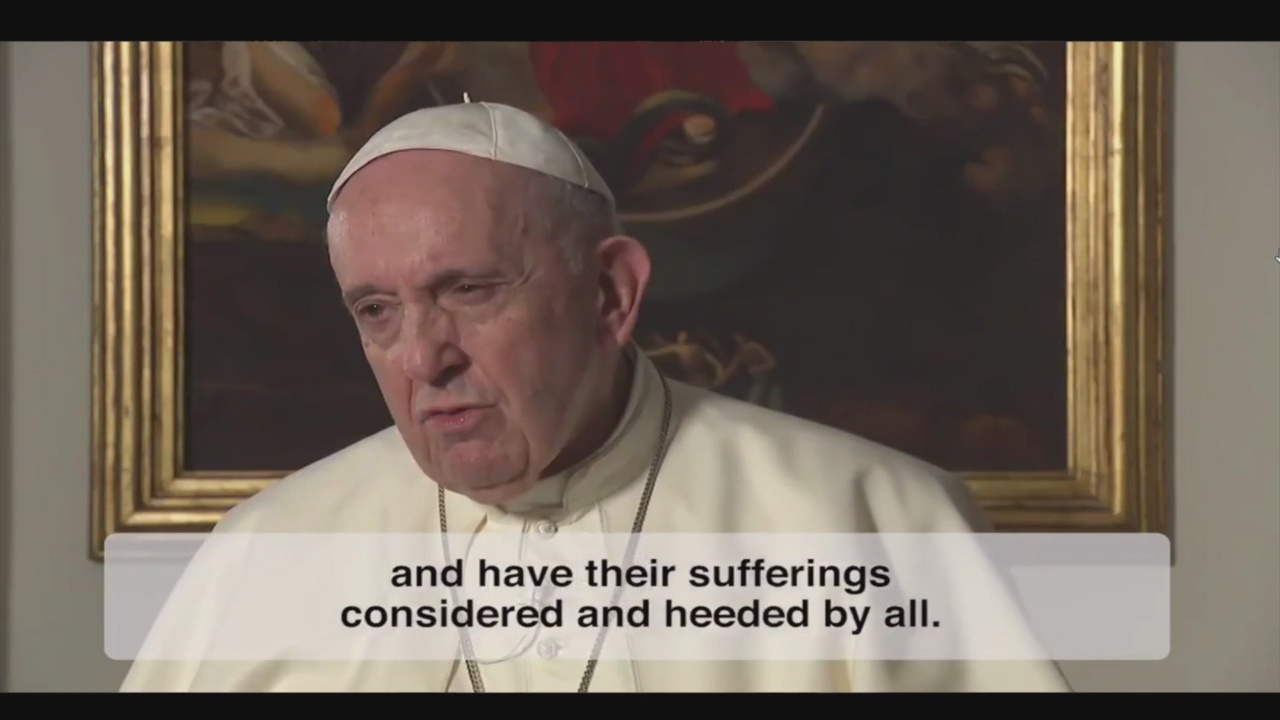 papa francisco critica a la violencia machista en videomensaje