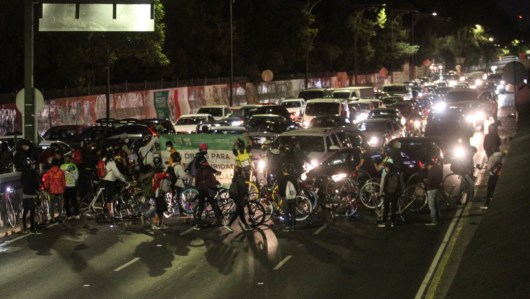Se cumplen 22 semanas consecutivas de protestas ciclistas en CDMX
