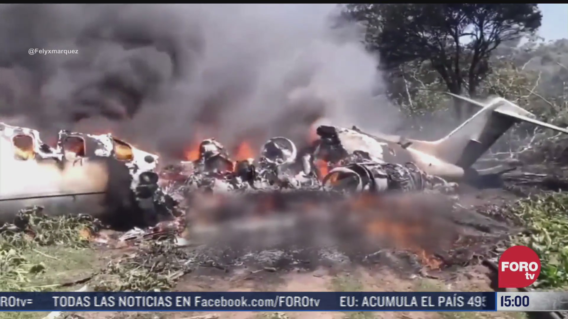 se desploma aeronave de la fuerza aerea mexicana veracruz