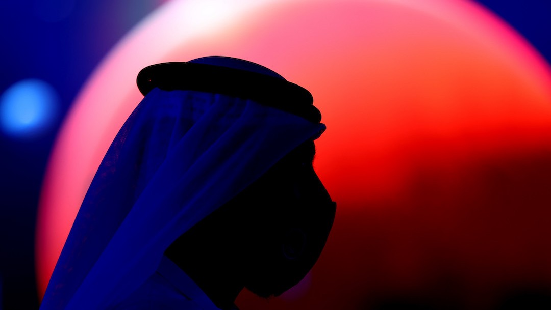 Un hombre en el programa espacial de los Emiratos Árabes Unidos (Getty Images)