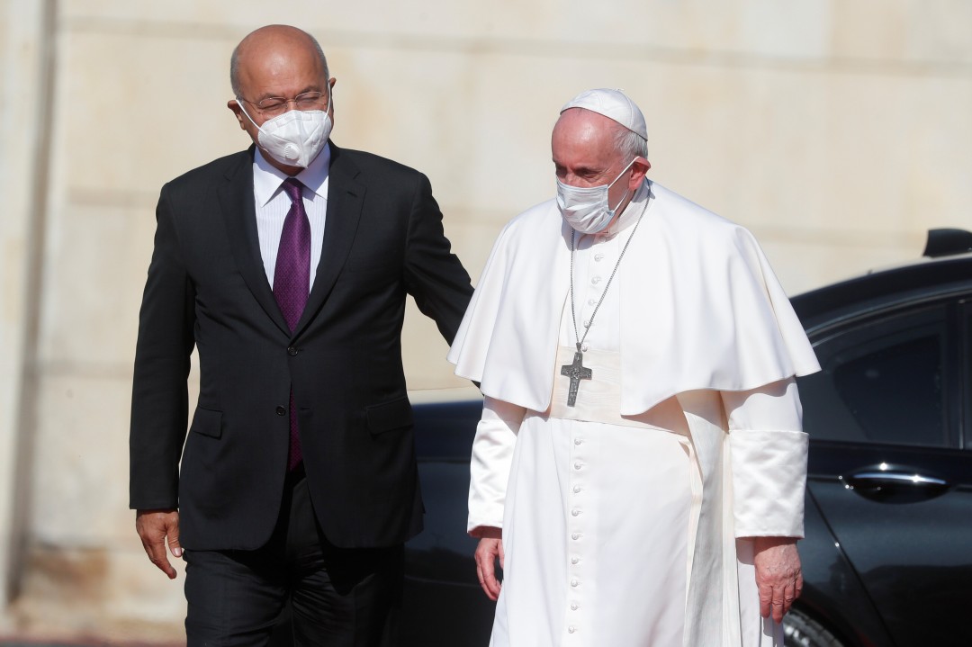 Fotos: Así fue la llegada del papa Francisco a Irak