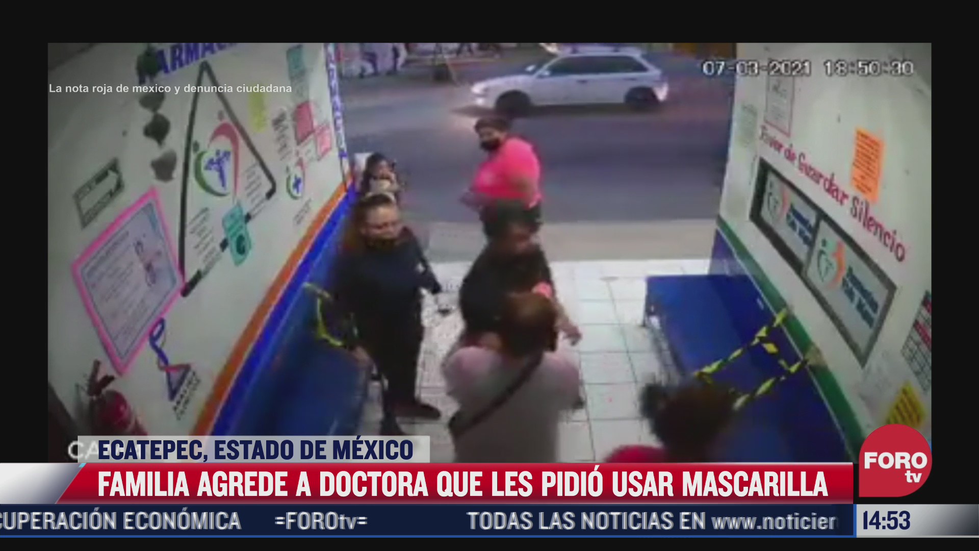 agreden a doctora en ecatepec por pedir a familia usar el cubrebocas en farmacia