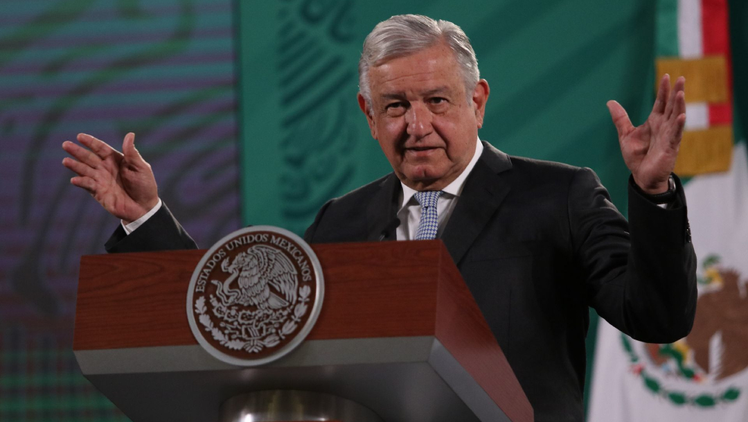 El presidente Andrés Manuel López Obrador, en la conferencia de prensa matutina