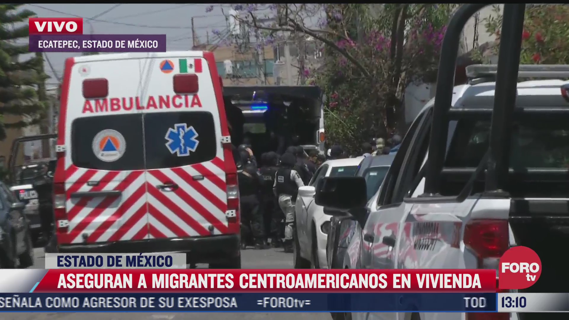 aseguran a migrantes centroamericanos en vivienda de ecatepec estado de mexico