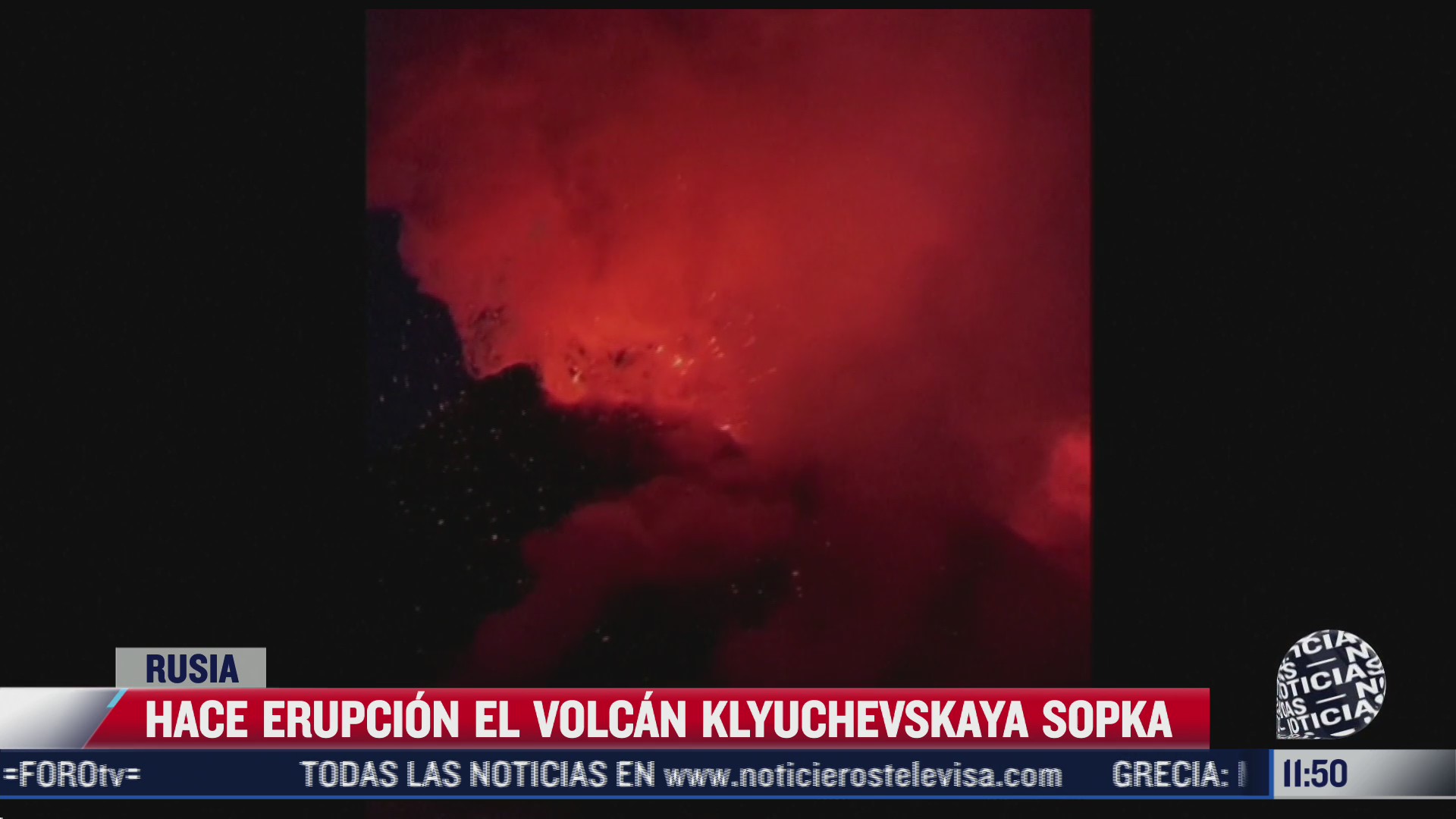 asi hizo erupcion este volcan en rusia