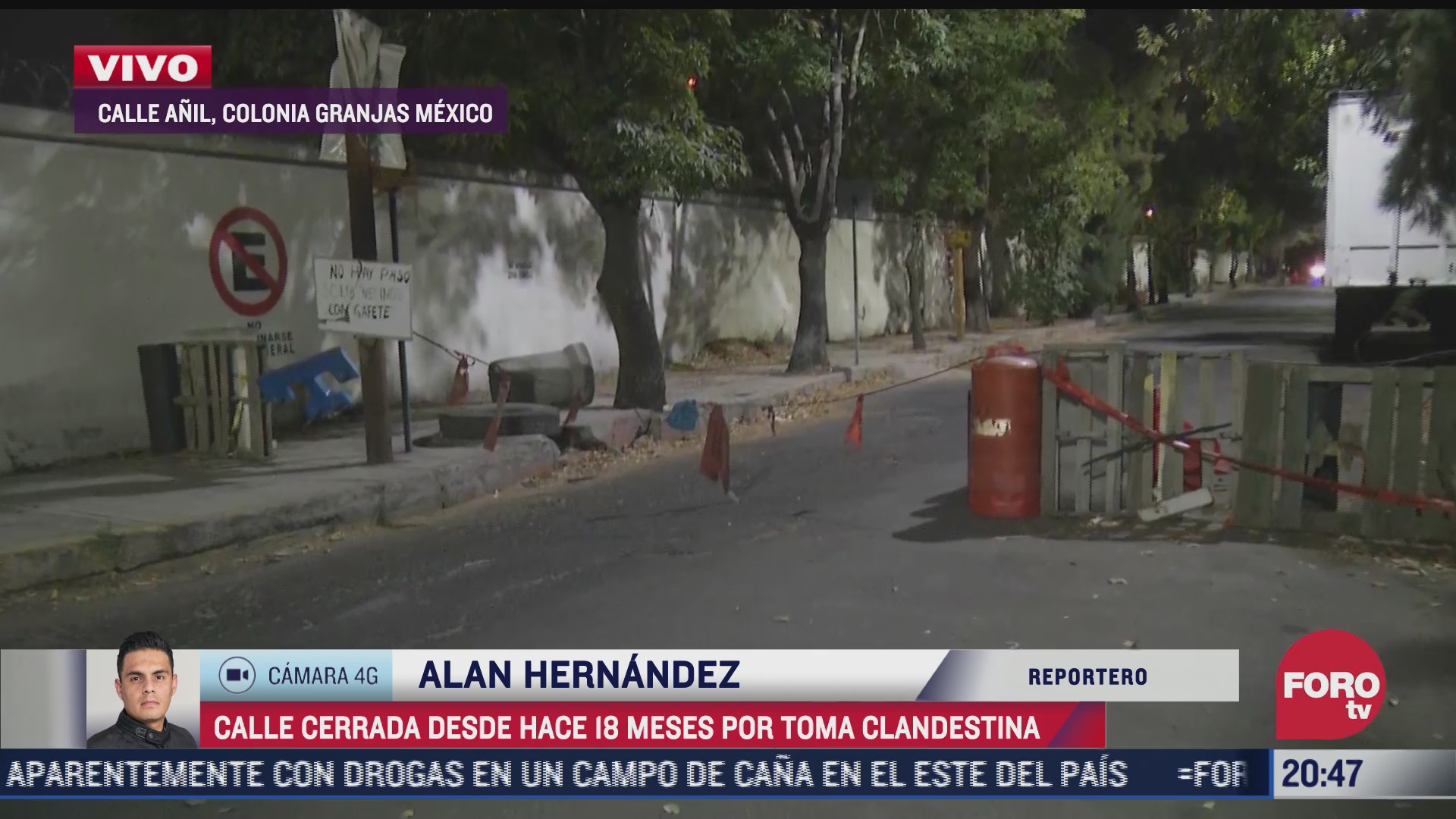 calle lleva 18 meses cerrada tras deteccion de toma clandestina en granjas mexico