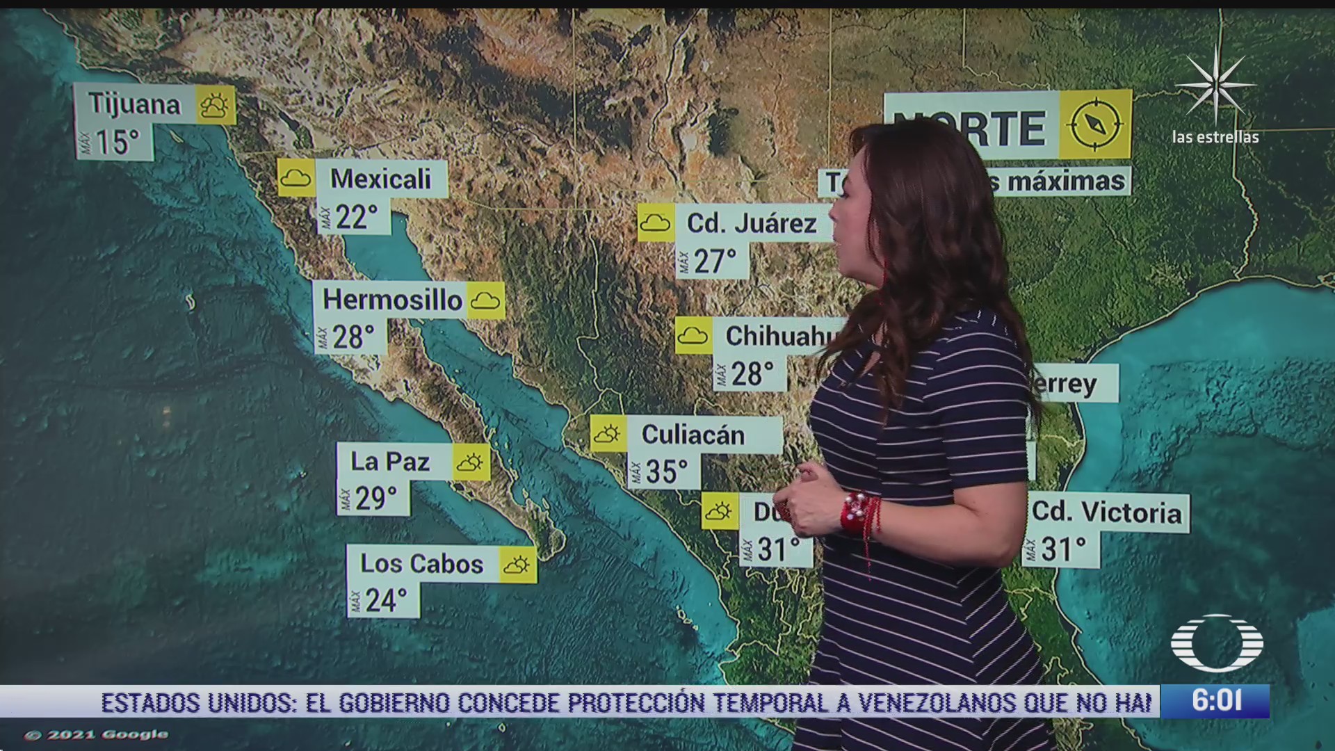 canal de baja presion provocara fuertes vientos en el norte de mexico