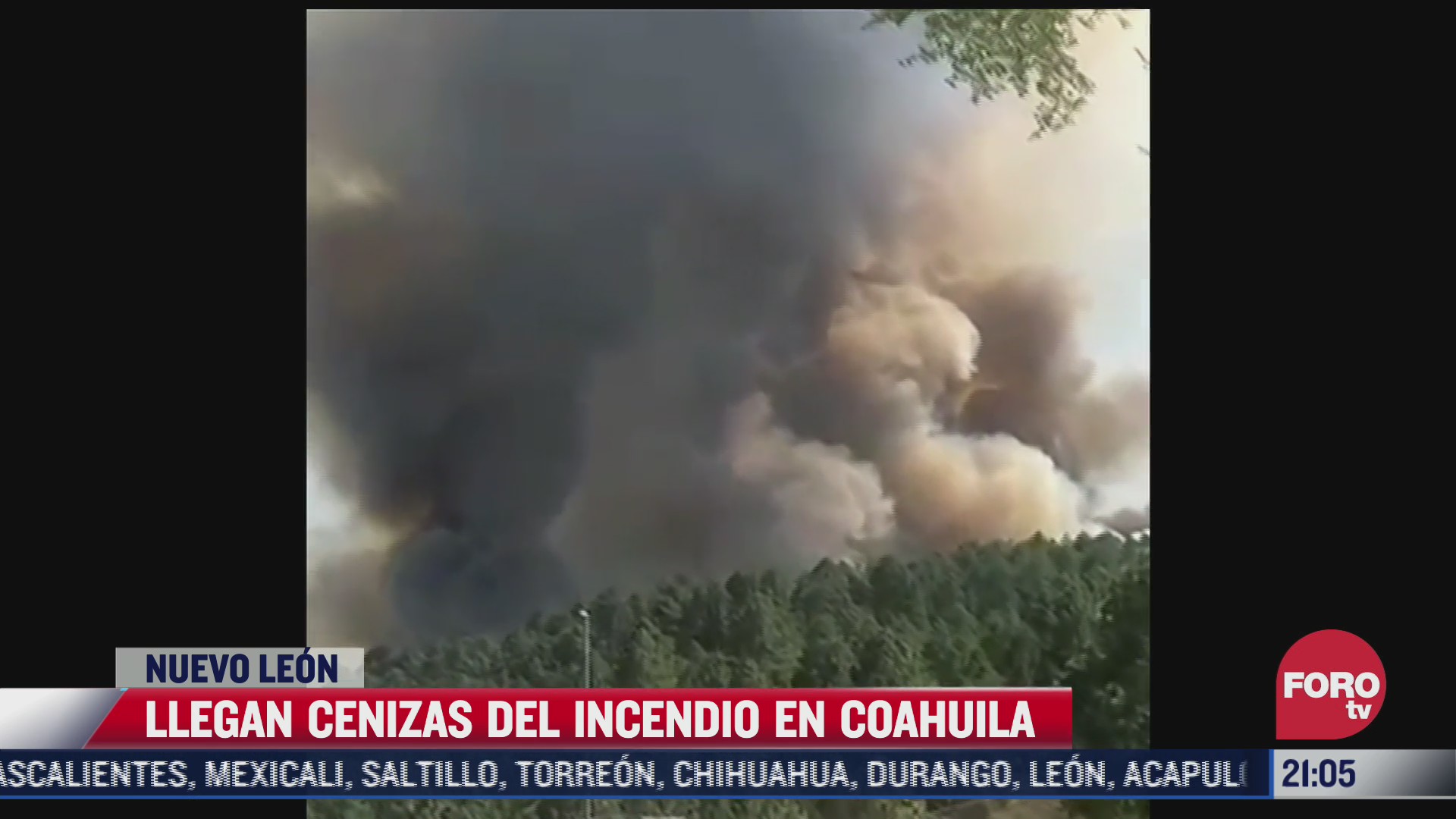 cenizas de incendio forestal de arteaga coahuila llega a comunidades