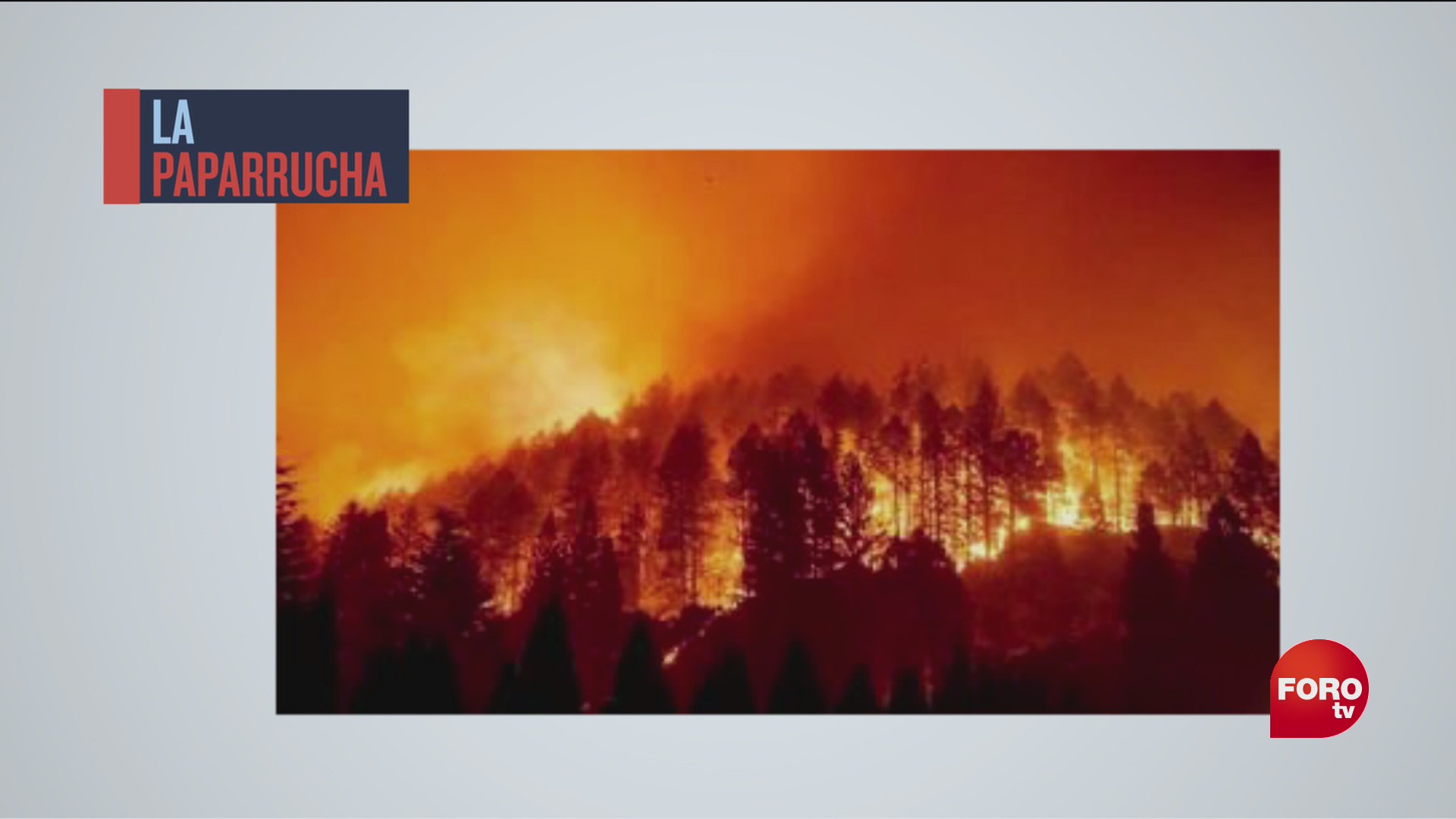 con imagenes del incendio de california informan sobre el de coahuila
