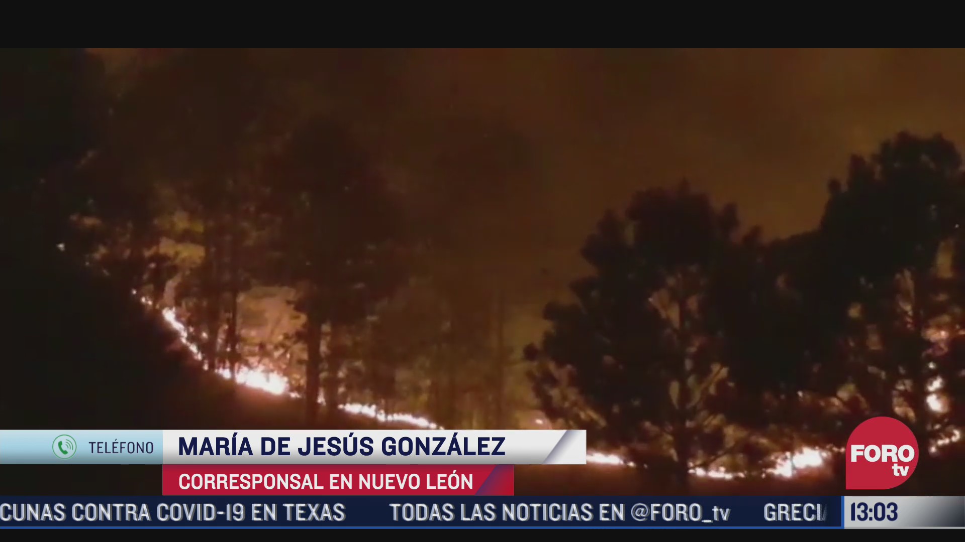 desalojan a mil personas por incendio en la sierra de santiago nuevo leon
