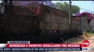 desalojan centro psiquiatrico por incendio forestal en la alcaldia alvaro obregon