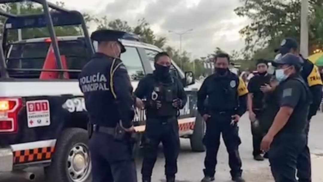 Detienen e investigan a 4 policías por muerte de mujer en Tulum