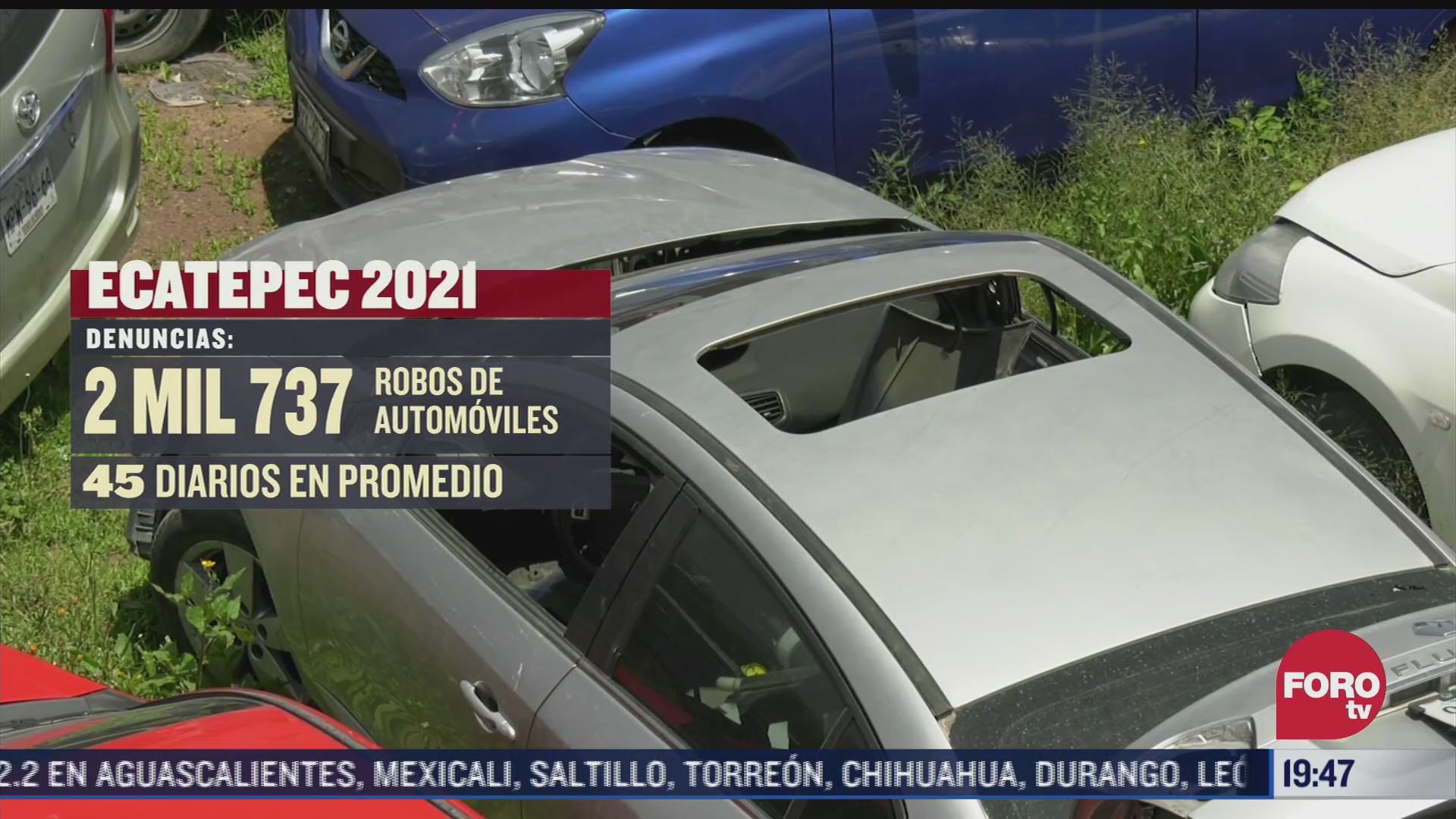 ecatepec segundo lugar en robo de autos a nivel nacional