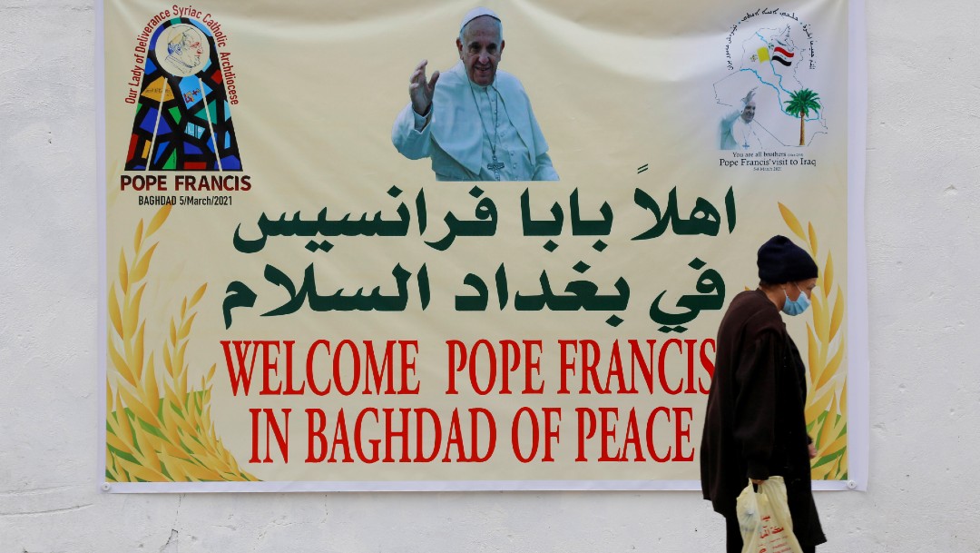 El papa Francisco viaja como 'peregrino de paz' después de tantas guerras en Irak