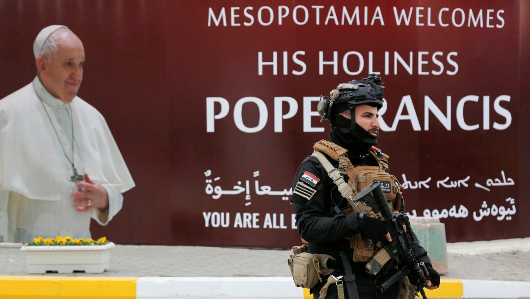 El papa Francisco viaja como 'peregrino de paz' después de tantas guerras en Irak