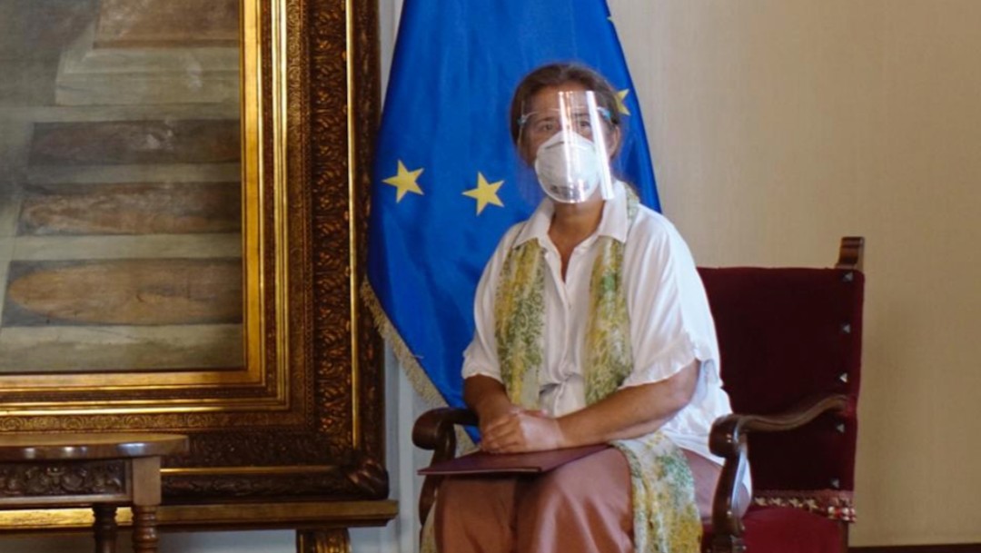 Embajadora de la Unión Europea en Caracas, Isabel Brilhante Pedrosa (Twitter: @CancilleriaVE)