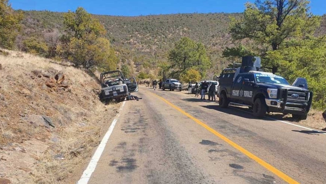 Emboscada deja cuatro policías muertos y siete heridos en Madera, Chihuahua