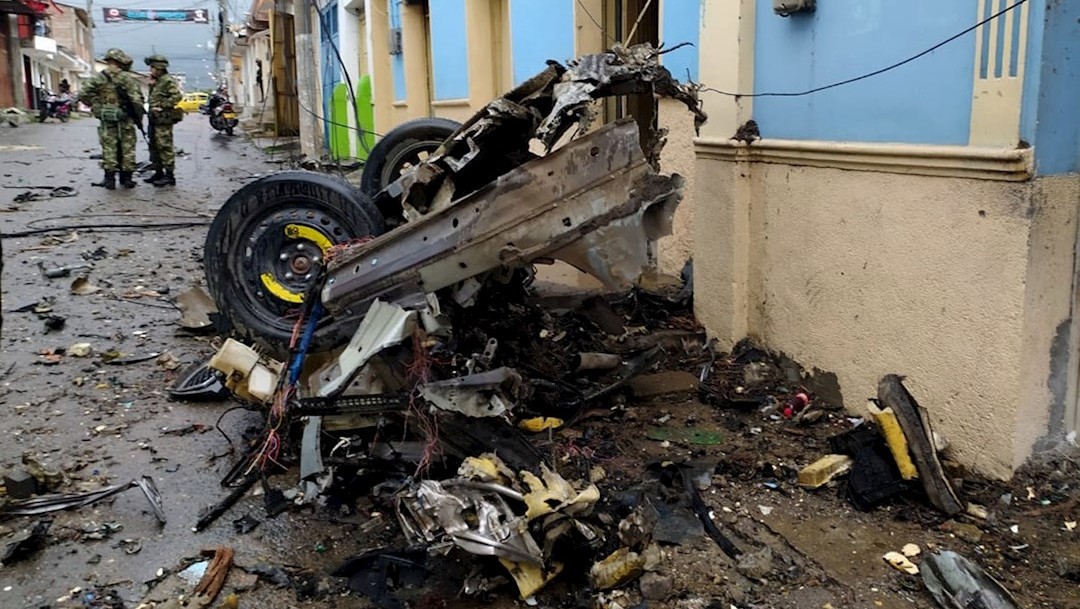 Explosión de coche bomba en Colombia deja al menos 16 heridos